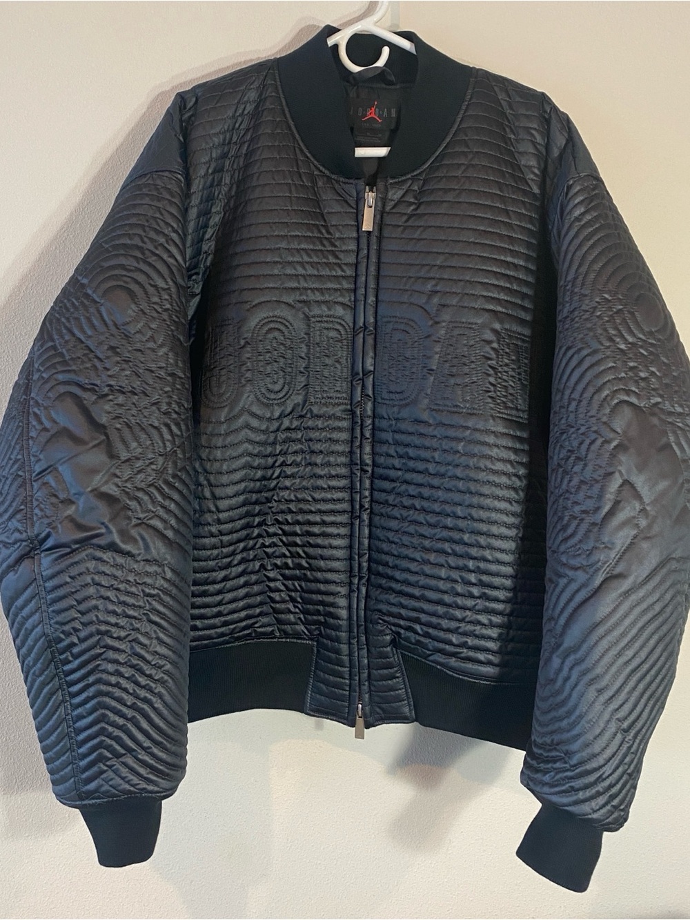 Jordan Quilted Bomber Jacket Black II5314-010 $300 - Size XL